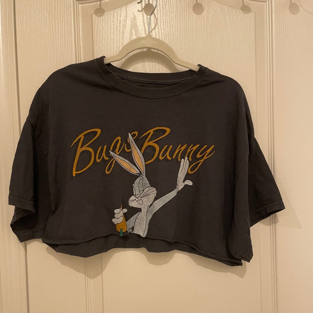 Brandy Melville: Bugs Bunny Cropped Short Sleeve tee